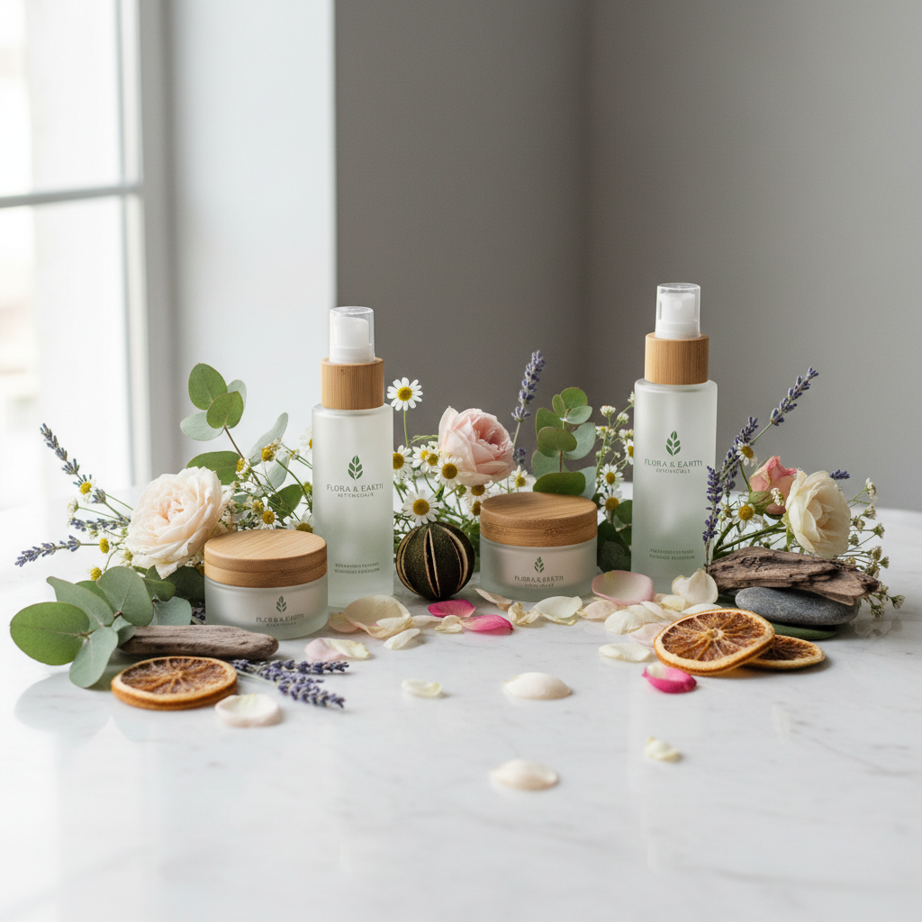 Skincare products with natural ingredients