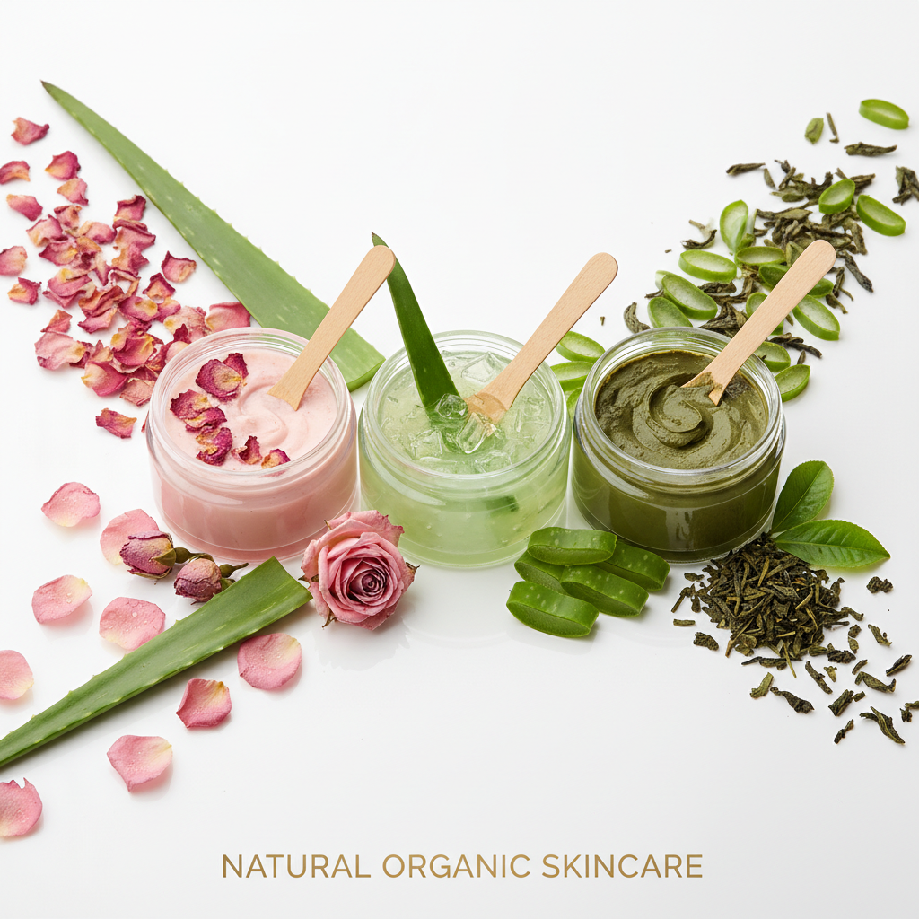 Face masks with natural ingredients